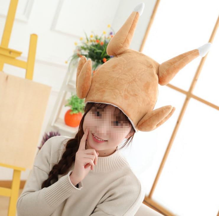 DOKiDOKi Chicken Turkey Headgear, Cosplay Costume, Hat, Photo Shoot, Christmas, Events, Parties, Halloween, Banquets, Christmas [Parallel Import]
