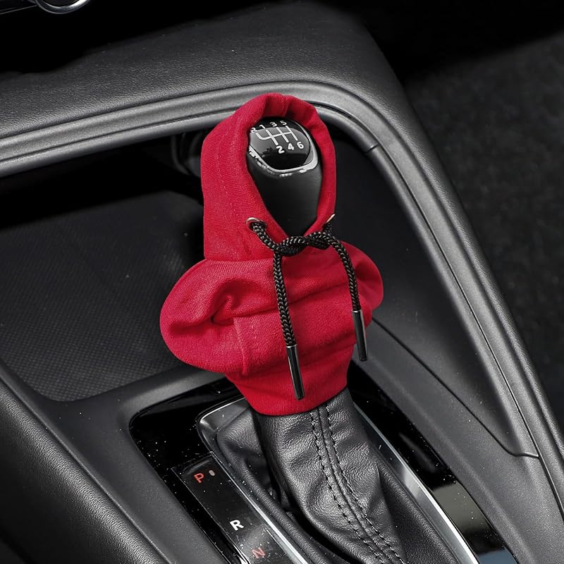 Gear Shift Hoodie, Upgraded Universal Hoodie Car Gear Shift Cover, 6.7Inch Funny Shifter Hoodie, Car Interior Accessories Car Shifter Stick Protector