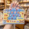 Kawaii 26-Key Mechanical Keyboard Keychain Press Button Stress Relief Fidget Pendant Bag Backpack Accessories Girl Gifts New