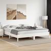 Vidaxl Bed Without Mattress, White, 200X200 Cm, Solid Pine Wood