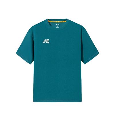 Seria Kyrie Irving Uczucie Lodu Casual Prosty Okrągły Dekolt Luźny Krótki Rękaw T-Shirt Unisex Topy Głęboki Bambusowy Zielony 172521103-3