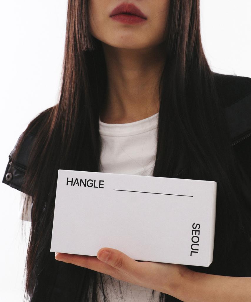 Hangeul Street Oval Chic Sunglasses White