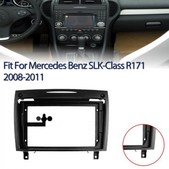 

Auto Fascia Stereo Bezel Panel Frame Trim For Mercedes Benz SLK-Class R171 08-11