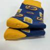 1 Pair Unisex Lye Bread With Sparkling Wine , Novelty Personalized Unisex Men Socks Suit In All Seasons