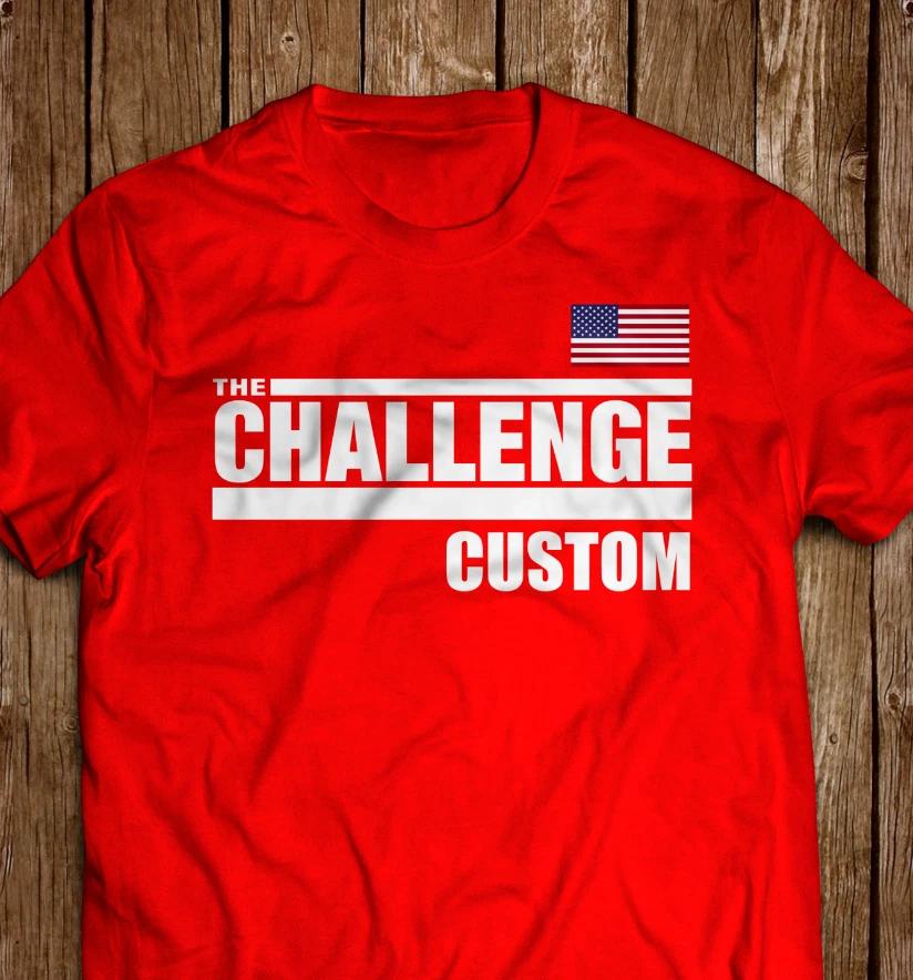 The Challenge Shirt Your Custom Name and Flag T-shirt MTV 2XL