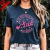 In October We Wear Pink Breast Cancer Awareness Graphic T Shirts Pink Ribbon Support Cancer Survivor Gift T Shirt Women Cotton