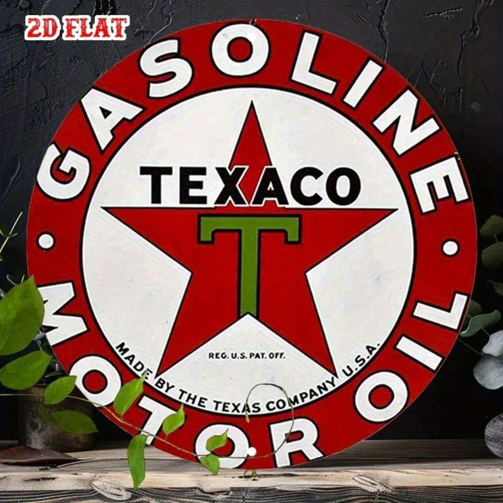 

Vintage Metal Tin Sign Round Retro Aluminum Wall Art 7.87 Inch for Garage Man Cave Home Decor 20x20 різнокольоровий