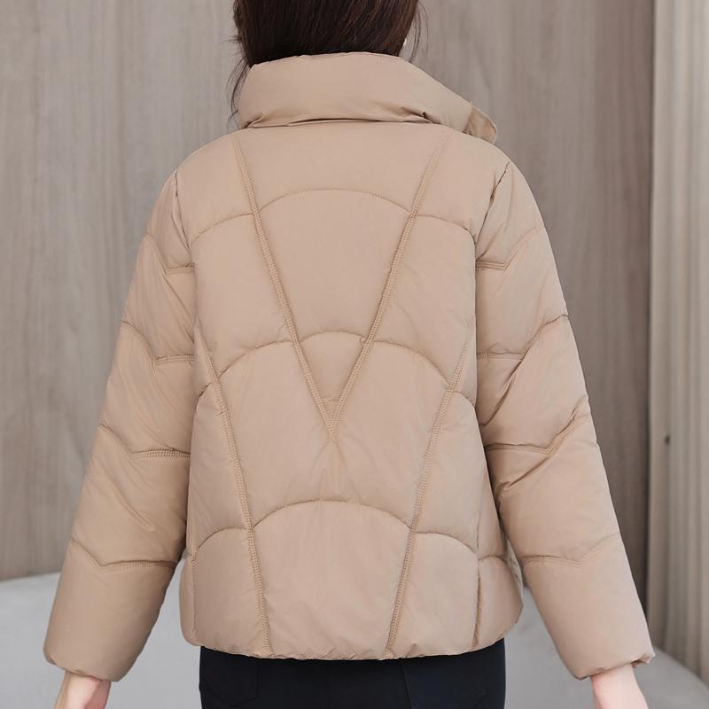 Fashion Woman Winter Short Coats Stand Collar Casual Thick Warm Parkas Women Jackets