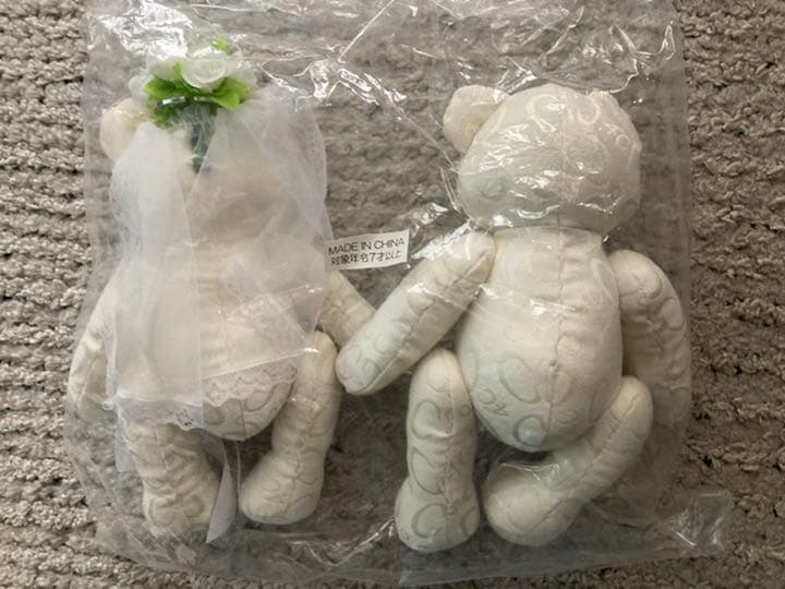 [USED] 4℃ Wedding Doll Teddy Bear