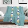 Calpis Calpico Throw Blanket All Season Lightweight Soft Blanket for Bed