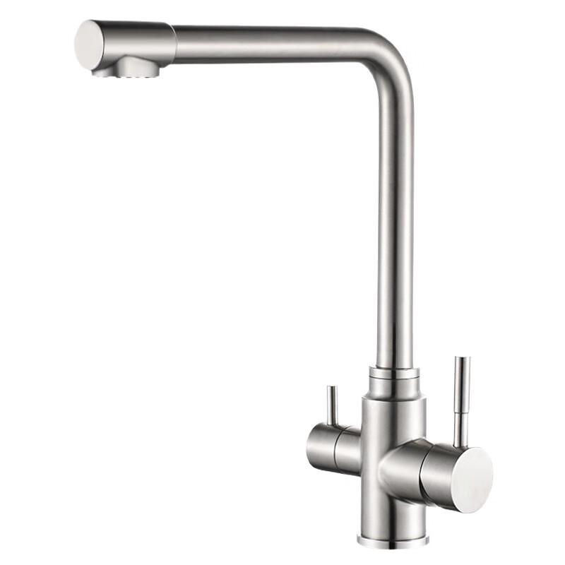 

TLXT Brass 3-in-1 Kitchen Faucet with Direct Drinking Function