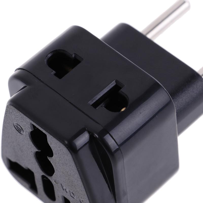 Adaptador de Enchufe Europeo de Brasil a 2 Divisores Universal UK/US/EU/AU 2 3 Pines