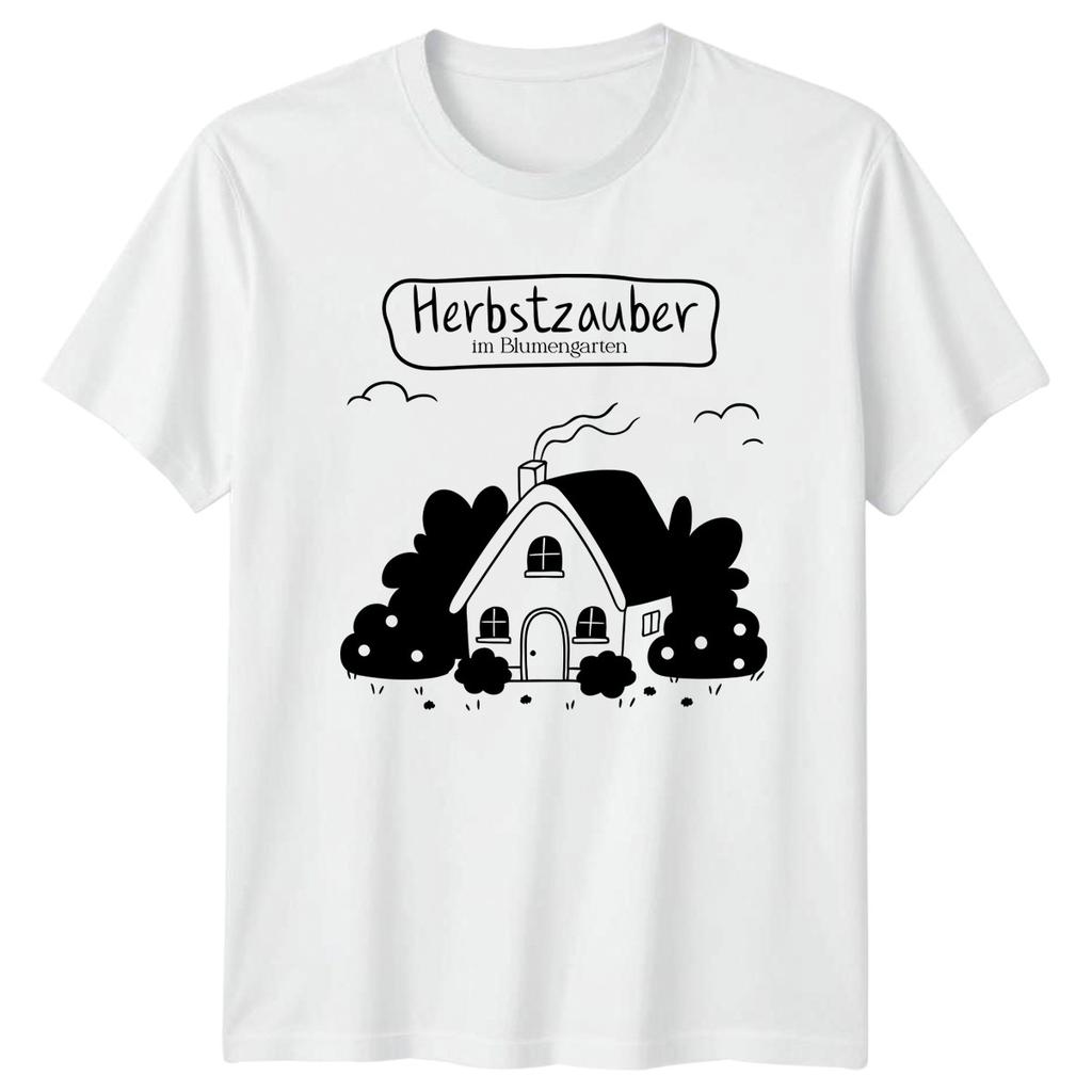 Herbstzauber Im BluUnisexgarten TShirt Autumn Cottage Gardening Gift For Him Her