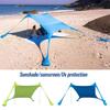 Hot Sell Portable Lycra Beach Canopy Tent UV Protection Sunshade Easy Setup Outdoor Shelter for Camping Picnic Fishing shelter