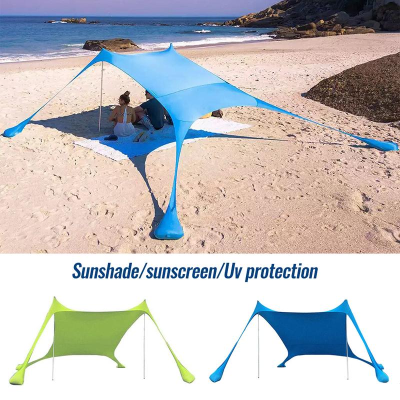 Hot Sell Portable Lycra Beach Canopy Tent UV Protection Sunshade Easy Setup Outdoor Shelter for Camping Picnic Fishing shelter