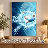 Erling Haaland Custom Name Text 5D Diamond Painting Kit DIY Full Drill Diamond Art Decoration