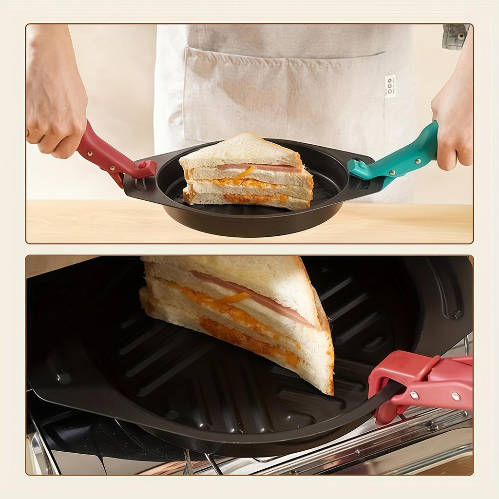 Heißplatten-Greifer-Clips, Halter, Zange, Schüsselhalter, Topf-Clip zum Bewegen von heißen Platten, Schüsseln, Pizzapfanne, Luftfritteuse, Mikrowelle