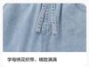 Balabala children's clothing, girls' shorts, children's pants, 2026 summer new item, all cotton denim five quarter straight leg pants, sweet