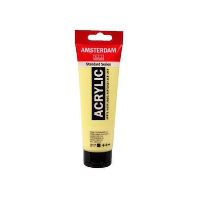 Acrylic Paint - Talens - AMSTERDAM - 120 Ml - Permanent Lemon Yellow Light - Satin