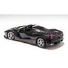 Bburago 1:24 Ferrari LaFerrari Aperta Open Top Diecast Model, Black