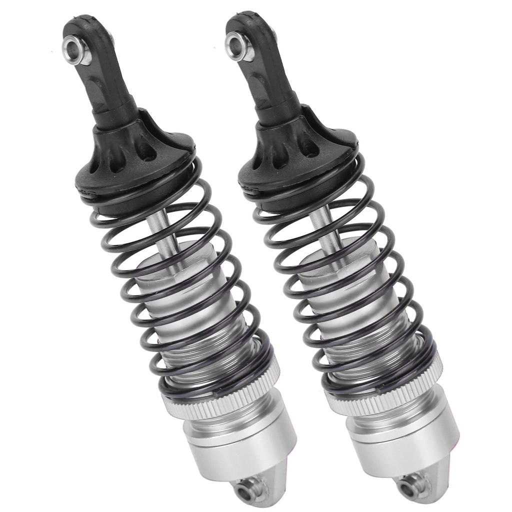 2Pcs 100mm RC Metal Shock Absorber Damper for TRAXXAS SLASH 2WD RC Car Upgrade PartsSilver
