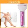 Electric Hair Removal Device With Cleaning Brush Head For Underarms And Arms