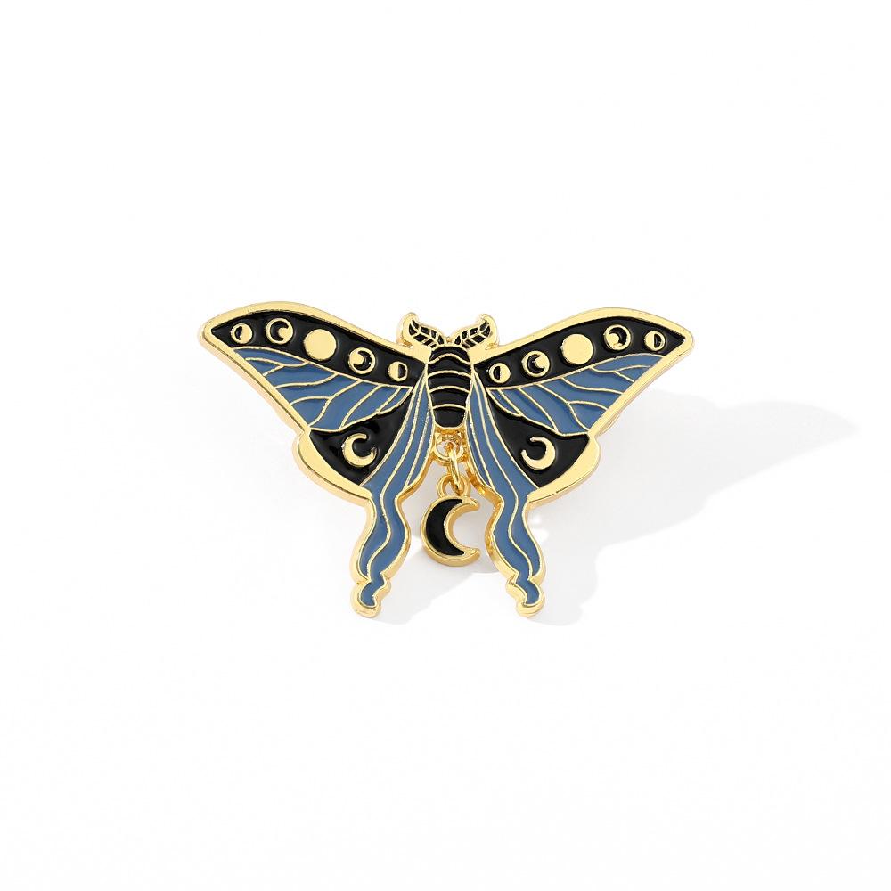 Butterfly brooch Japanese cartoon pin ins tide, personalized cute pin alloy badge bag clothes