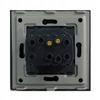 Light switch 1P mechanical insert black RTX SH
