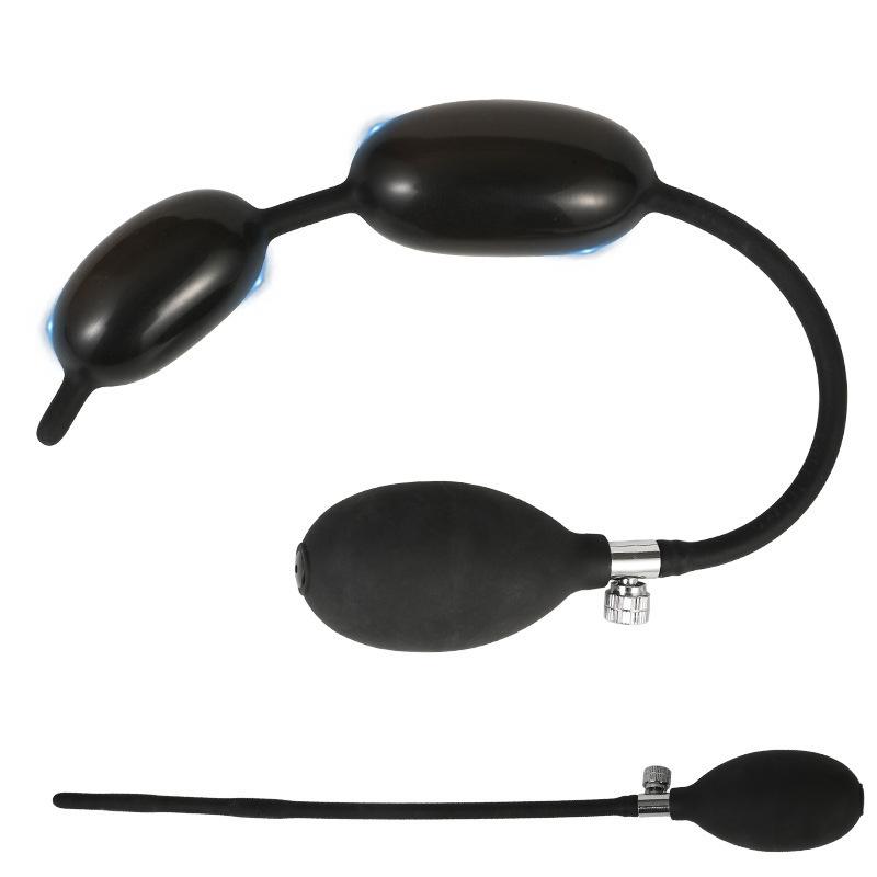 Inflatable Urethra Catheter Dilator Penis Plug Stimulator Silicone Urethral Sounding Rod Ejaculation Delay Sex Toy For Men Adult