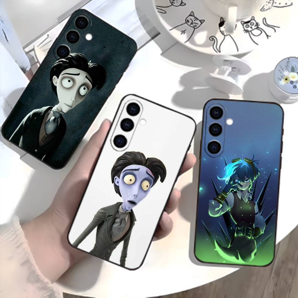 O-Corpse Bride Handyhülle Für Samsung Galaxy A73,A72,A71,A70,A52,A51 Andere Weiche Schwarze Hülle