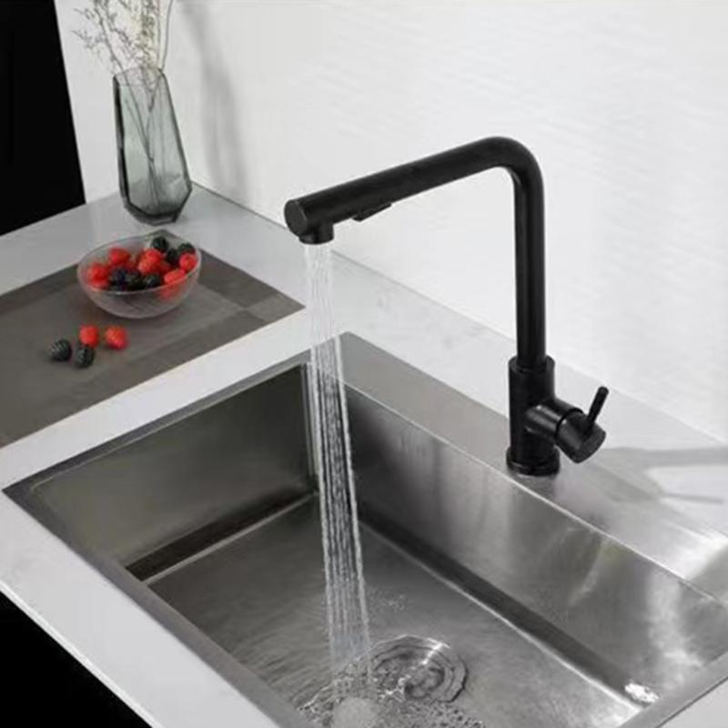 Practical Kitchen Sink Tap with Adjustment Water Spray Style & Functional Kitchen Faucet with Pull Out Sprayer for House
