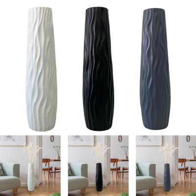 Wazon Podłogowy Prezent Stylowa Ozdoba Wszechstronny Elegancki Wazon na Kwiaty Wysokość 58cm do Biura Salonu Jadalni Hotelowej Sypialni