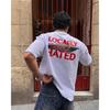 Locally Hated Cotton T-shirt  Men Women Loose Oversized Y2k Short Sleeve Same As Couple Tee Streetwear Sports Soft Top Female Male Clothing 