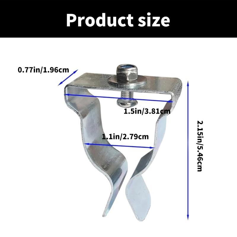 5Pcs Egress Window Well Cover Spring Clip Outside Basement Window Well Cover Install Retaining Clip Easy to Install