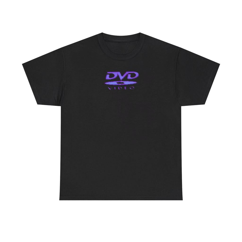 2026 Ny DVD T-shirt 2026 DVD och Video Bokstavstryck Retro Sommar Herr 100% Bomull Mjuk och Andningsbar Kortärmad DVD