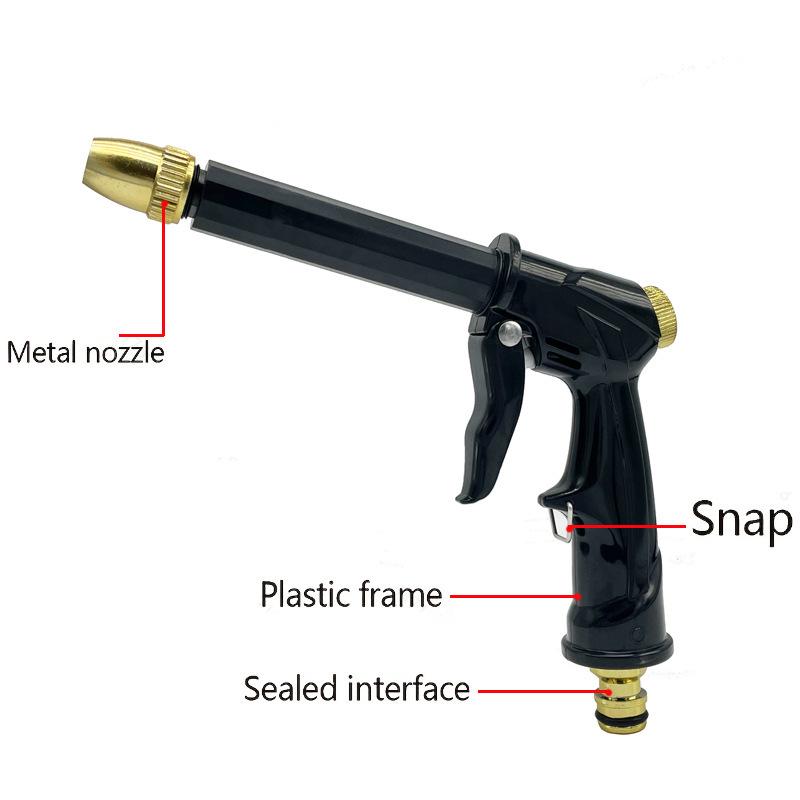High Pressure Car Wash Water Gun and Garden Soft Water Hose Nozzle