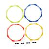 4x Agility Rings Multipurpose Training Equipment for Games Exercise Football