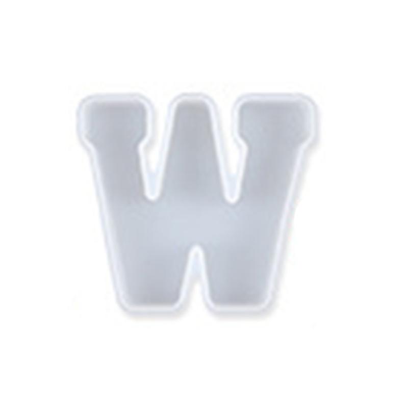 Alphabet Silicone Casting Mould Resin Letter Mold Keychain Pendant Capital Table Ornament Epoxy Mold DIY Jewelry Craft