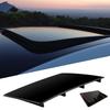 Universal Car Decorative Sunroof Vent Wind Deflector Black Top Cover DIY Car Sunroof Visor Decorative Exterior Accessories