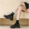 Neue Mary Jane Damen Schuhe Schlichte Lolita Schuhe Dicke Sohle Hoher Absatz Luolita Japanisch Retro Britisch Damen Cosplay Einzelne Schuhe