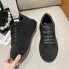 Fashion Women Platform Casual Sneakers Rhinestones Thick-soled White Silver Shoes for Women Shining Crystal Sneakers Trend Shoes