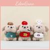 Toy Plush Chef Puppy Plush Keychain Bag Pendant Plush Doll Childrens Day Gift