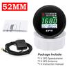 AD New 52mm/85mm TFT Screen Speed Gauge Digital GPS Speedometer Mph Knot Km/h GPS Antenna For Motorcycle Marine Boat Car 12V 24V