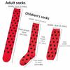 Arm Leg Warmers Kids Knee High Socks Ladybug Long Boot Stockings  for Women Children's