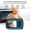 1080P Waterproof Digital Camera 48MP Digital Video Camera 2.4 Inch IPS Screen IP68 5M Body Waterproo
