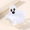 New Cute Cartoon Ghost Shaped Hair Clips Adorable Ponytail Holders with Acetate Claw Design for Women Perfect Party Halloween