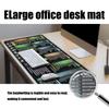 Large Keyboards Mouse Pad Featuring Excels Word Shortcut for Office Software Use and Gaming with Waterproof 400x900x3mm