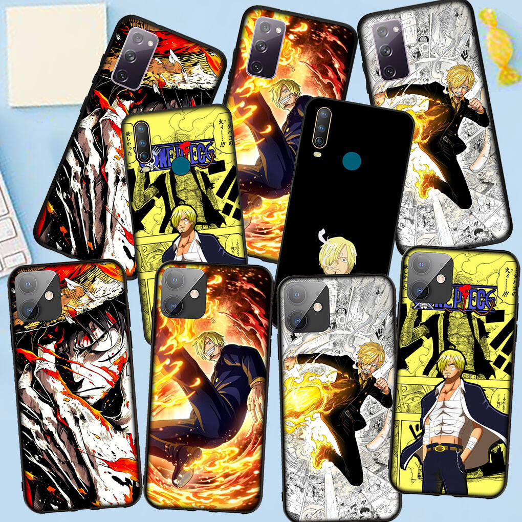 Handyhülle für iPhone 17 15 16 Plus Xiaomi Poco X7 X6 F8 F7 C85 C75 C71 Redmi Note 14 12 11 13 Pro Max A4 14C 13C Hülle Luffy One Pieces Sanji Cover