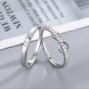 Bowknot Couple Rings: Niche Design, Fashionable Matching Open Rings for Men & Women - Ideal Birthday Gift