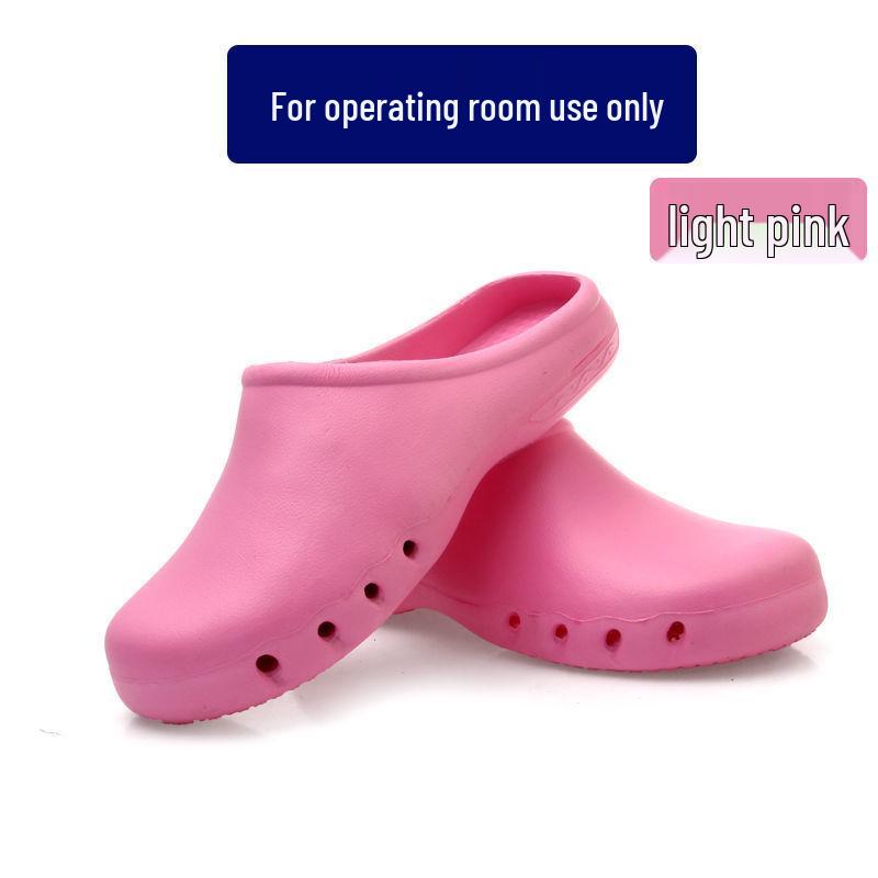 Non-Slip Closed Toe Surgical Slippers: Lab & Operating Room Protective Footwear for Nurses